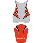 2198J シートカバー CBR 1000 FIREBLADE ライトグレー/オレンジ/ブラック/グレー LETTER2010 BAGSTER (バグスター)