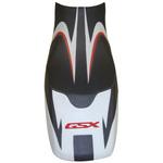 シートカバー GSX 650 ブラック/ブラック/グレー レッド レター 08 BAGSTER (バグスター)