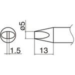 EA304AM-6 直径5.0mm交換用こて先(EA304AM用) エスコ