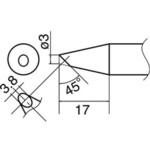 EA304AM-8 直径3.0mm交換用こて先(EA304AM用) エスコ