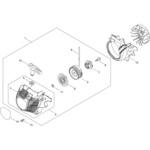 リコイルスタータ部品E2135S-1/4 新ダイワ