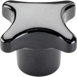 パーム・グリップ、DIN6335プラスティック/メネジ付ブッシュ入り形状K/ステンレス鋼A2(SUS304に類似) Roemheld Halder(ロームヘルド・ハルダー)