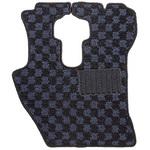 フロアマット MTMチェック Wキャブ リア席のみ ブルーテックキャンターワイド H22/11~ 雅