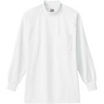 0058 長袖ハイネックTシャツ(胸ポケット付き) 桑和