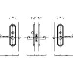 リヴィエール 14 表示錠 木瓜座 長沢製作所