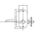 リヴィエール B4 空錠 小判座 長沢製作所