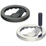 BS125ER-K15 角リム型ハンドル車(加工付) イマオコーポレーション