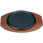 23cm S 電磁用ステーキ皿 浅丸型 三和精機製作所