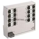 24020160000 産業用ハブ Harting 16 DIN Rail 100Mbit/s ハーティング