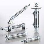 エアシリンダ CM2-Z1 Series チューブ内径40mm ラバークッションタイプ (CDM2B40~) SMC