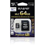 SE-MCSD064MLC1 MicroSD HC 64GB Class10 UHS-I 3 V30 A1 高耐久 プロ 高品質 MLC SUNEAST(サンイースト)