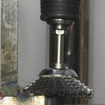 ベベル型ブラシ(軸径3mm・外径15mm) TRUSCO