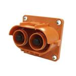 Amphenol 電気自動車用コネクタ, 1列, 2極, 250A, メス, オレンジ HVSL1000022A1H8 AMPHENOL