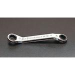 EA602CE-52 3/8" x 7/16" ラチェットメガネ(オフセット型) エスコ