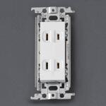 EA940CD-461 125V/15A 埋込コンセント (2口) エスコ