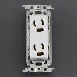 EA940CD-465 125V/15A 埋込コンセント (2口/抜止/接地) エスコ