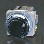 EA940D-11A 1a/30mm 押しボタンスイッチ(突型/黒) エスコ