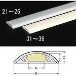 EA947HM-22 45mmx2.0m ワゴンモール(灰) エスコ