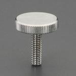 EA948BB-42A M6x20mm/Φ24mm ローレットノブ(雄ねじ/ステンレス製) エスコ