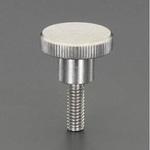 EA948BC-8A M6x20mm/Φ24mm ローレットノブ(雄ねじ/ステンレス製) エスコ