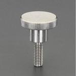 EA948BC-9A M6x25mm/Φ24mm ローレットノブ(雄ねじ/ステンレス製) エスコ