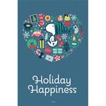 19736 Xmasタペストリー スヌーピー・ハート W60*H90cm 東京ローソク製造