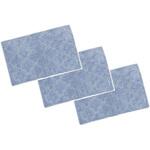 6785 ふわっふわ!マイクロファイバーバスマット ハウディ 40×60cm グレー 3枚入 マルナカ