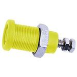 BU-P72930-4. CONN バナナ ジャック 36A スタッド イエロー MUELLER ELECTRIC