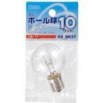 ミニボール球 G40E17 10W オーム電機