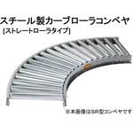 KR 【オーダー】スチール製ローラカーブコンベヤ 軽荷重小物用R900  KR型 オークラ輸送機