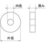 M6ヨウ クロフェルトパッキン ヤマヒロ