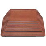 一休木目盆 栃 若泉漆器