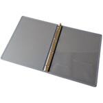 SK-430-4GL カルテブック スタンダードタイプ A4 4穴 グレー 背幅30mm サンリーフ
