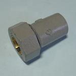 P-LA-RAQ-C 径違いめすアダプター P-LA型(ポリ管接続を主用途とした抜け出し防止リング付きLA) LAカップリング(コート) リケン