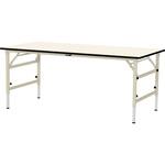 軽量作業台/耐荷重150kg_折りたたみ高さ調整H600~900_ポリエステル天板_ワークテーブル 山金工業