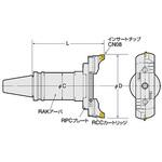 2面拘束2LOCKバランスカット ボーリングバー NBT40 日研工作所