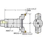 HSK バランスカットボーリングバー (RAC) (鉄・いもの用) 日研工作所