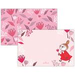 EPN-813-000 ミニメッセージカード ムーミン 両面リトルミイお散歩 日本ホールマーク