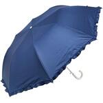 61553602 RIC晴雨55cm折ジャンプフリル NV ローズ産業