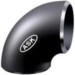 PT370 S/40 90° ショートエルボ 黒 淡路マテリア
