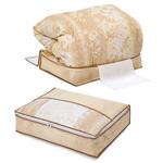 羽毛布団を小さく収納するケース ベージュ 2枚組 アストロ