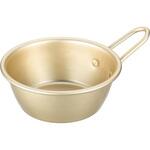 アルマイト マッコリカップ 手付  13cm ゴールド 510cc 前川金属