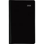 E8308 2026 アポイントダイアリー 文字大 1Mホリゾンタル ブラック ダイゴー
