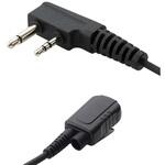 PM-0026S-2PIN-L アイコム ICOM 特定小電力トランシーバー 2ピンL字 タイピンマイク(IC-4120 IC-4110 WED-NO-001等 対応) PM-0026S-2PIN-L マイク単品 無線機 インカム 用 ウェッジ