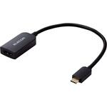 USB-C HDMI 変換アダプタ 4K/60Hz対応 USB Type-C 映像出力 (Windows MacBook Chromebook Android iPhone) エレコム USB-C HDMI 変換アダプタ 4K/60Hz対応 USB Type-C 映像出力 (Windows MacBook Chromebook Android iPhone) エレコム