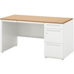 スカエナ Kタイプ 片袖デスク パネル脚(シリンダ錠) 内田洋行