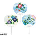55-43-5-1 うちわ 夏の花 30本 ノーブランド