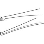 120-ASY アドソン鑷子 アドソンピンセット 120mm 林刃物