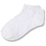 466-1 アンクルソックス 5足組 ホワイト フリー フォーク
