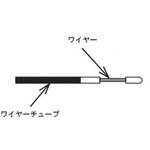 591-970 リトルターンL用 ブレーキワイヤーセット ワイヤー、ワイヤーチューブ L Aron(アロン化成)